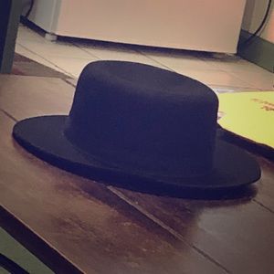 Free Press Black Wool Bolero Felt Hat